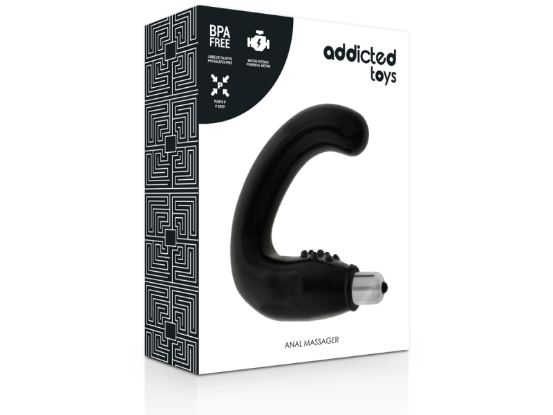 ADDICTED TOYS - ANAL MASSAGER BLACK