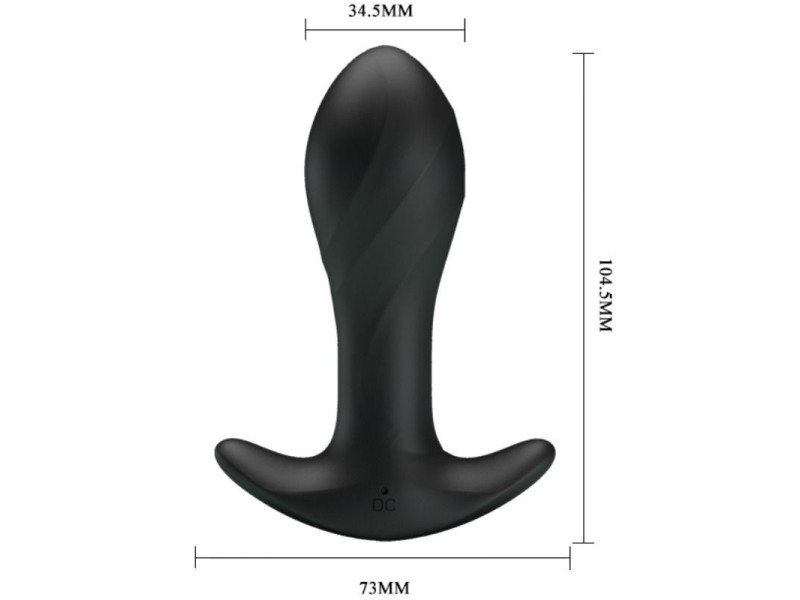 PRETTY LOVE - BLACK ANAL VIBRATOR