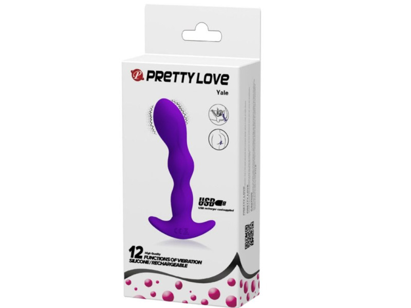 PRETTY LOVE - ANAL MASSAGER 12 LILAC VIBRATION MODES