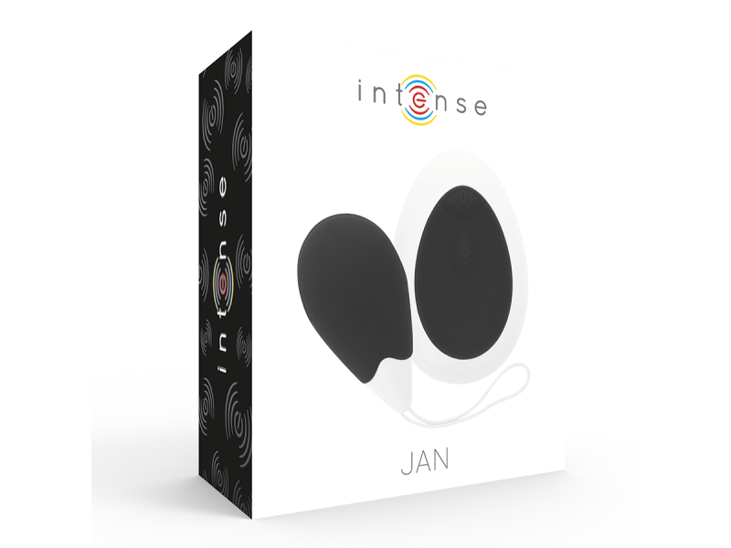 INTENSE - JAN VIBRATING EGG REMOTE CONTROL BLACK