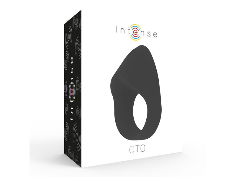 INTENSE - OTO BLACK RECHARGEABLE VIBRATOR RING