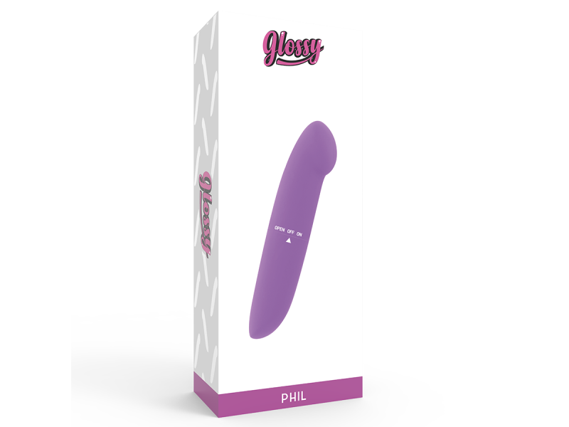 GLOSSY - PHIL VIBRATOR PURPLE