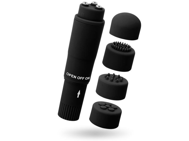 GLOSSY - KURT POCKET MASSAGER BLACK