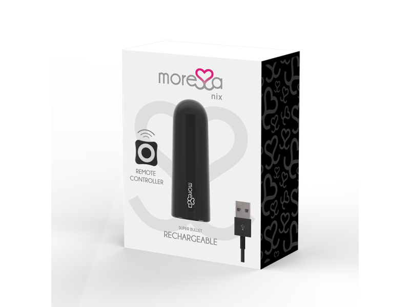 MORESSA - NIX VIBRATOR REMOTE CONTROL BLACK