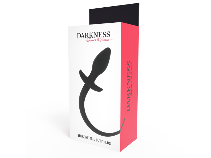 DARKNESS - ANAL PLUG 28 CM BLACK SILICONE