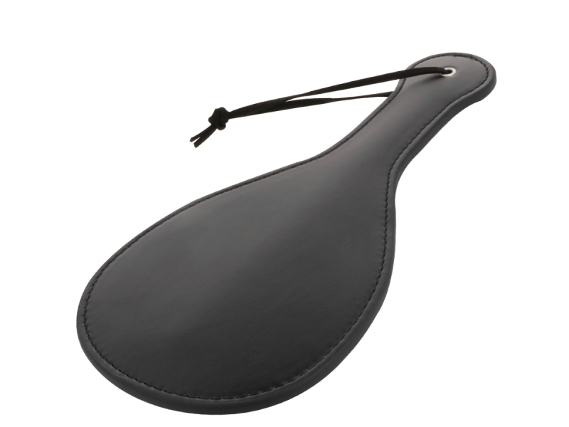 DARKNESS - ROUNDED BLACK FETISH PADDLE