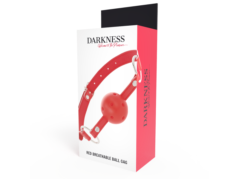 DARKNESS - RED BREATHABLE GAG