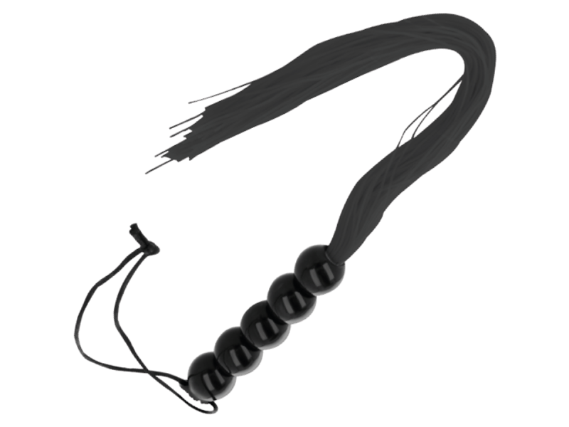 DARKNESS - THIN BLACK BONDAGE WHIP