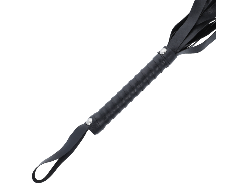DARKNESS - BLACK BONDAGE WHIP 51 CM