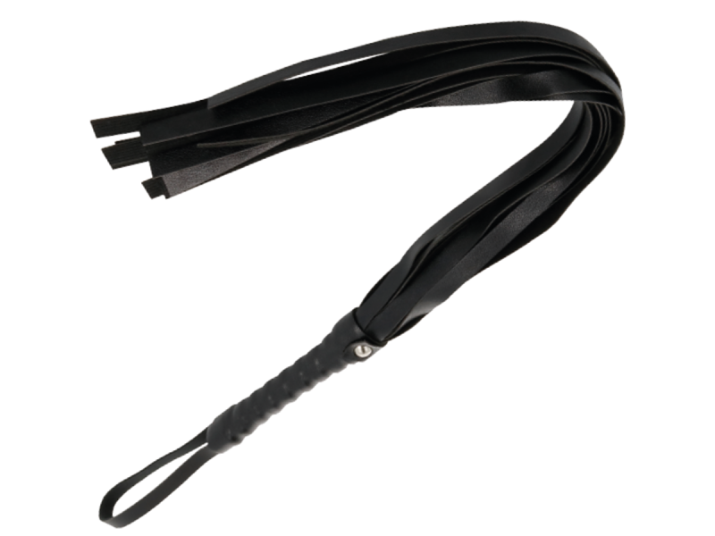 DARKNESS - BLACK BONDAGE WHIP 45 CM