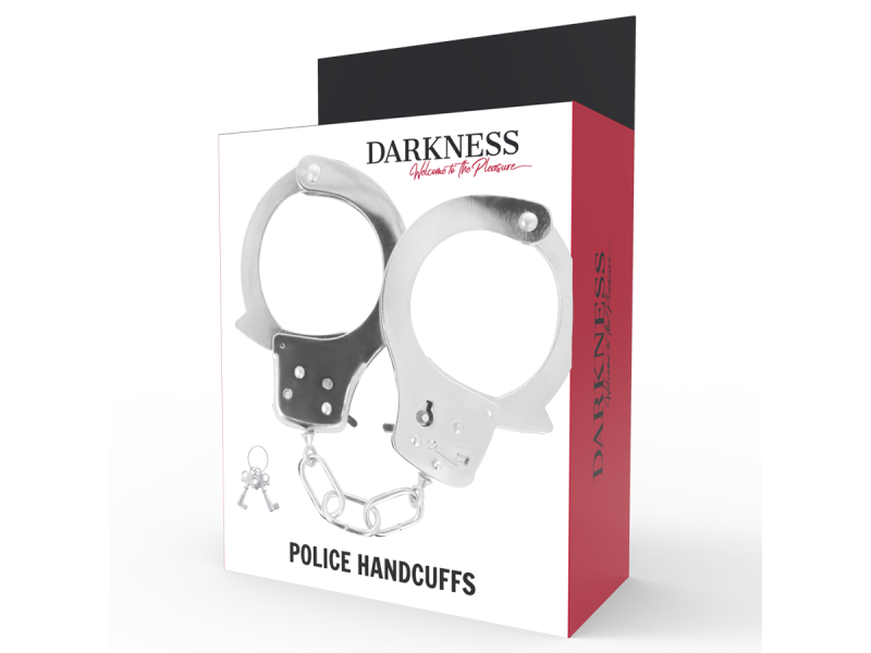 DARKNESS - METAL HANDCUFFS WITH KEYS