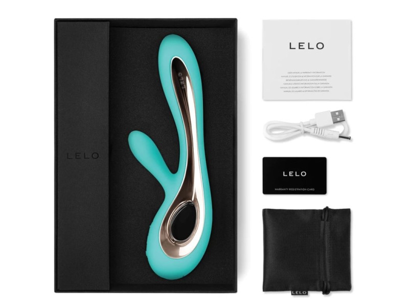 LELO - SORAYA 2 RABBIT AQUA GREEN VIBRATOR