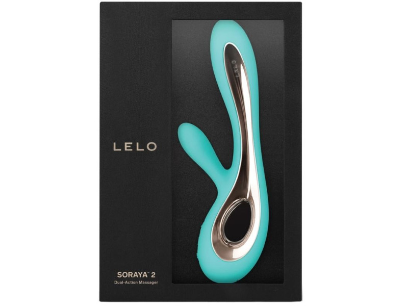 LELO - SORAYA 2 RABBIT AQUA GREEN VIBRATOR