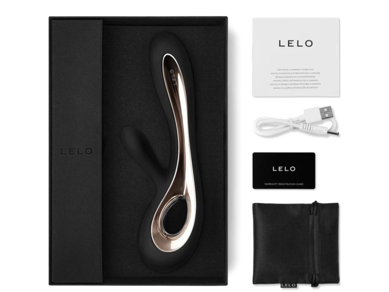 LELO - SORAYA 2 BLACK RABBIT VIBRATOR