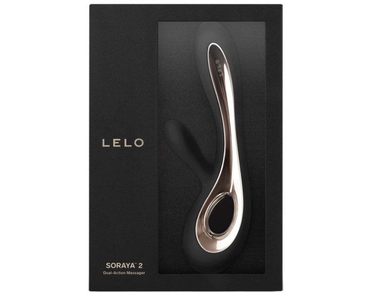 LELO - SORAYA 2 BLACK RABBIT VIBRATOR