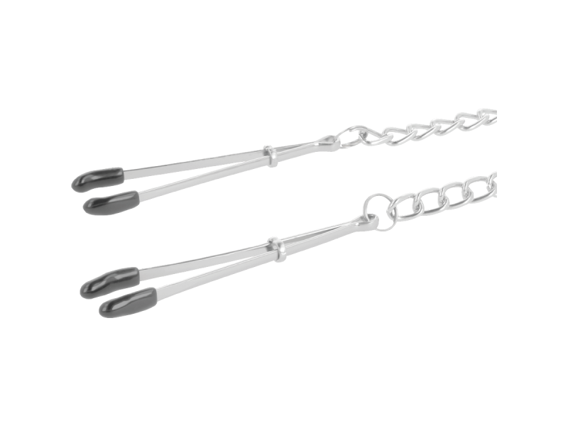 DARKNESS - ADJUSTABLE METAL NIPPLE Clamps