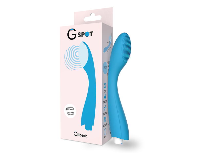 G-SPOT - GYLBERT TURQUOISE BLUE G-SPOT VIBRATOR