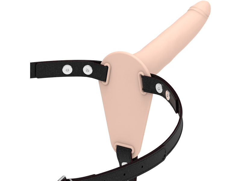 FETISH SUBMISSIVE HARNESS - FLESH SILICONE 15 CM