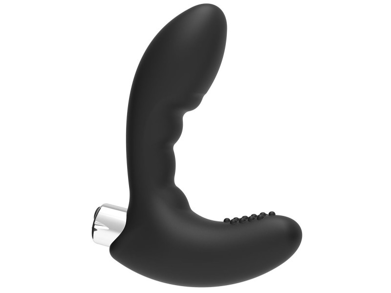 ADDICTED TOYS - PROSTATIC VIBRATOR RECHARGEABLE MODEL 4 - BLACK