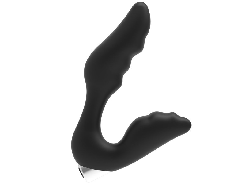 ADDICTED TOYS - PROSTATIC VIBRATOR RECHARGEABLE MODEL 6 - BLACK