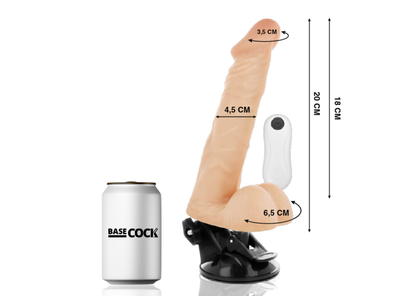 BASECOCK - REALISTIC ARTICULABLE REMOTE CONTROL FLESH 20 CM -O- 4.5 CM