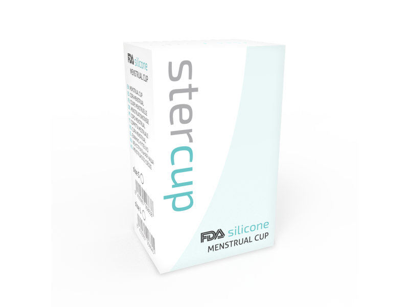 STERCUP - FDA SILICONE MENSTRUAL CUP AQUAMARINE - SIZE L