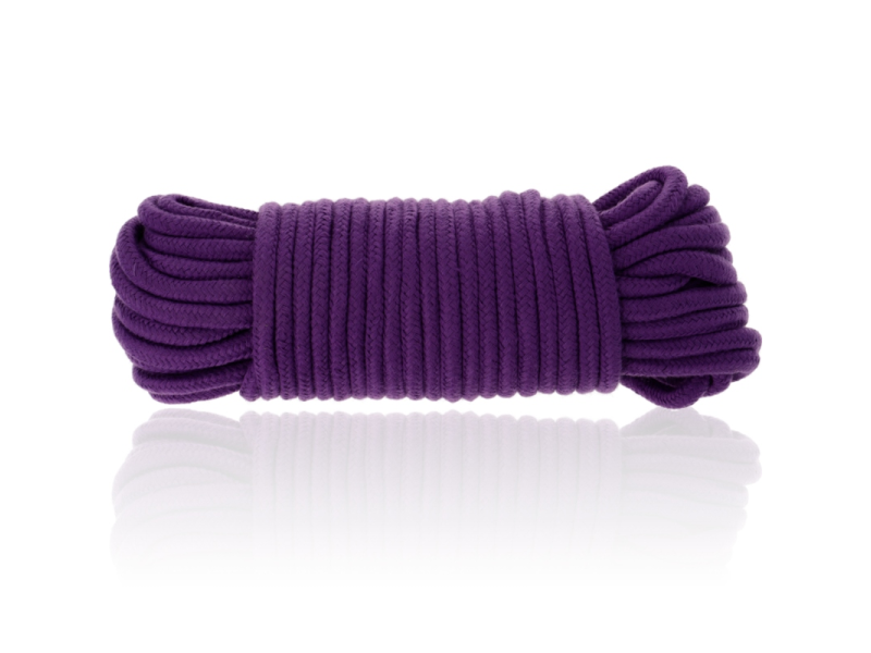 DARKNESS - COTTON BONDAGE ROPE 20 METERS LILAC