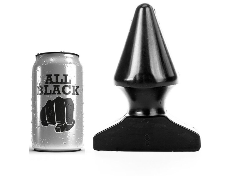 ALL BLACK - ANAL PLUG 17 CM