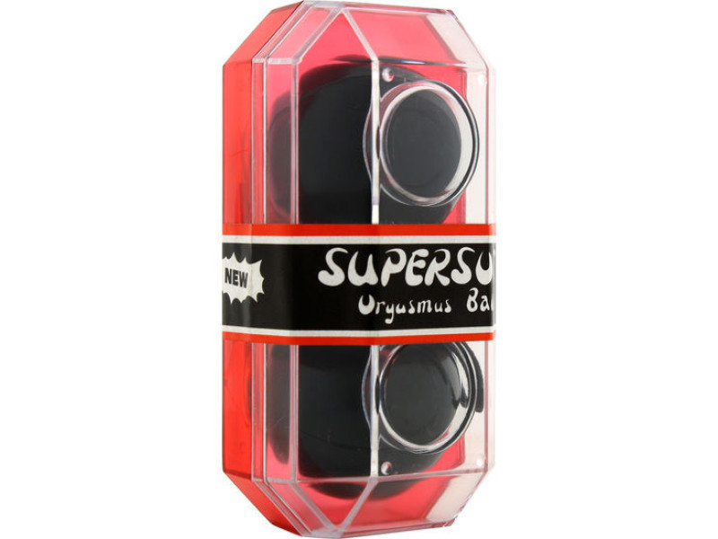 SEVEN CREATIONS - SUPERSOFT ORGASMIC BALLS BLACK