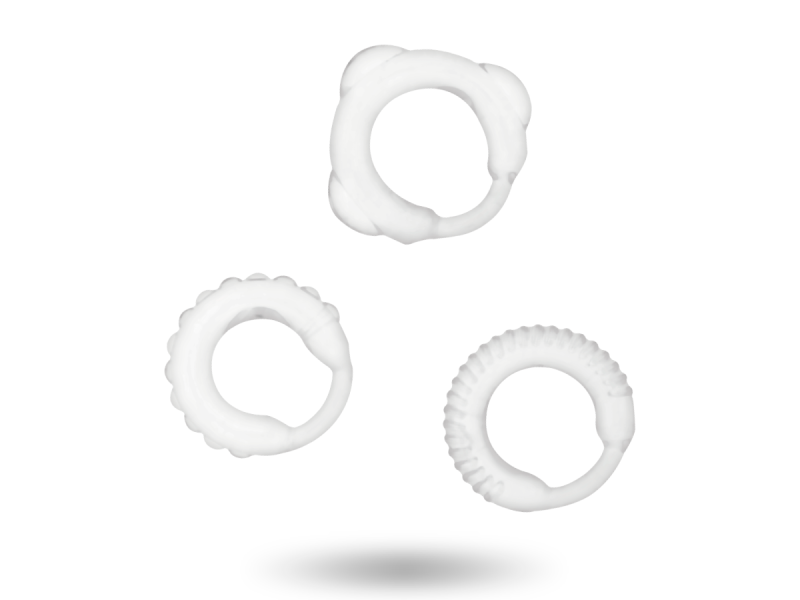 ADDICTED TOYS - C-RING SET CLEAR