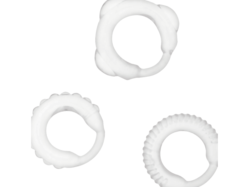 ADDICTED TOYS - C-RING SET CLEAR