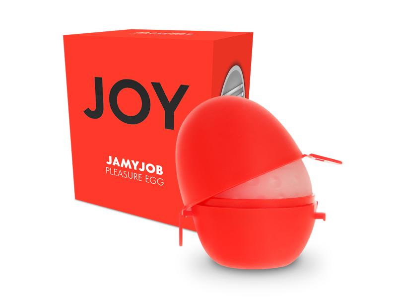 JAMYJOB - EGG MASTURBATOR RED VERSION DISCRETT