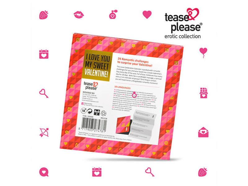 TEASE & PLEASE - VALENTINE ADVENT CALENDAR