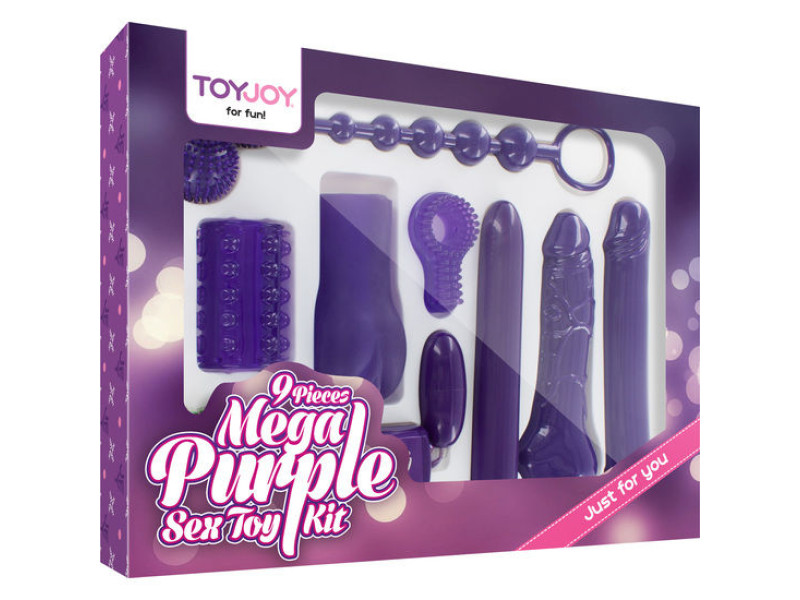 TOYJOY - JUST FOR YOU MEGA PURPLE SEX TOY KIT