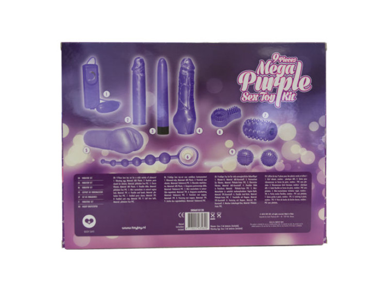 TOYJOY - JUST FOR YOU MEGA PURPLE SEX TOY KIT