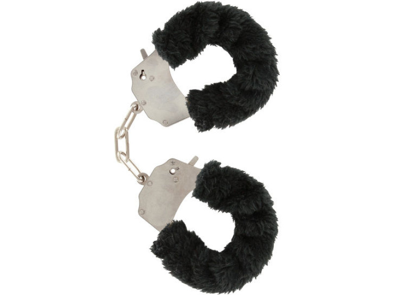 TOYJOY - FURRY FUN CUFFS BONDAGE BLACK