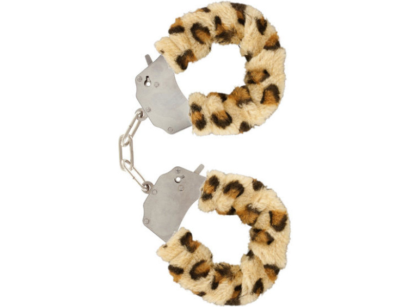 TOYJOY - FURRY FUN CUFFS BONDAGE LEOPARD