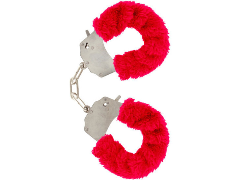 TOYJOY - FURRY FUN CUFFS BONDAGE RED