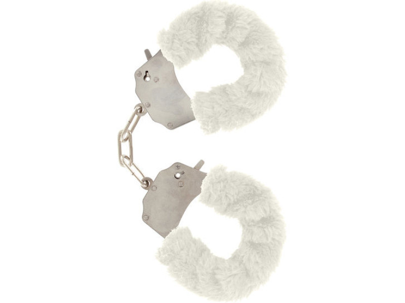 TOYJOY - FURRY FUN CUFFS BONDAGE WHITE