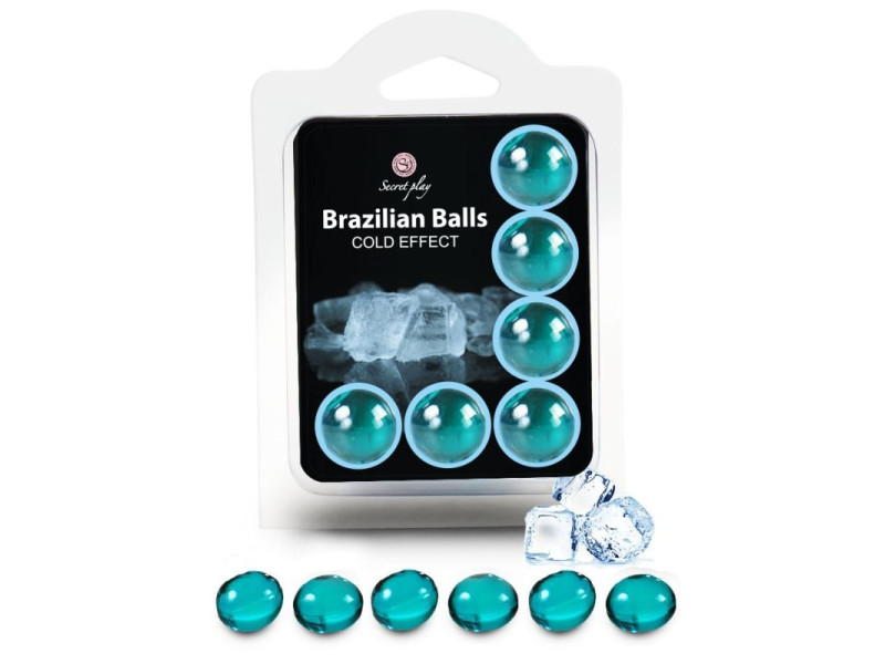 SECRETPLAY - SET 6 BRAZILIAN BALLS COLD EFFECT