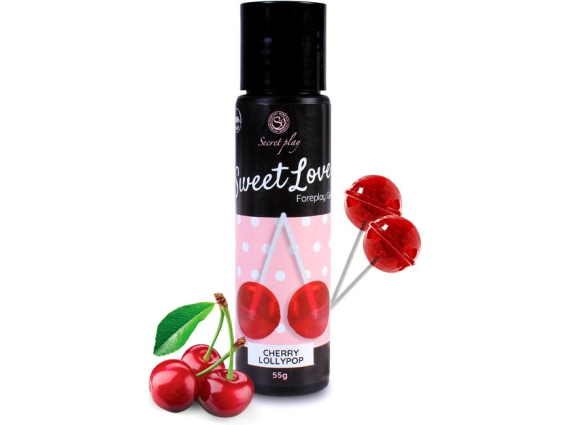 SECRETPLAY - CHERRY LOLLIPOP GEL SWEET LOVE 60 ML