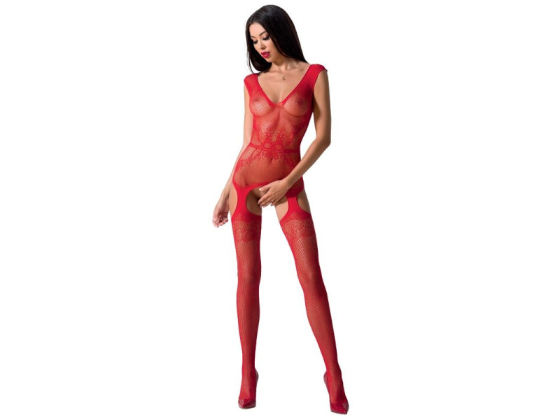 PASSION - WOMAN BS062 RED BODYSTOCKING ONE SIZE