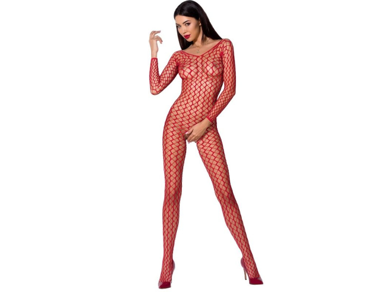 PASSION - WOMAN BS068 RED BODYSTOCKING ONE SIZE