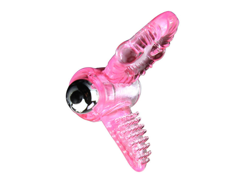 BAILE - SWEET ABS 10 RHYTHMS RING PINK VIBRATOR PENIS RING