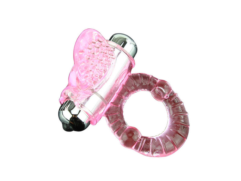 BAILE - SWEET ABS 10 RHYTHMS RING PINK VIBRATOR PENIS RING