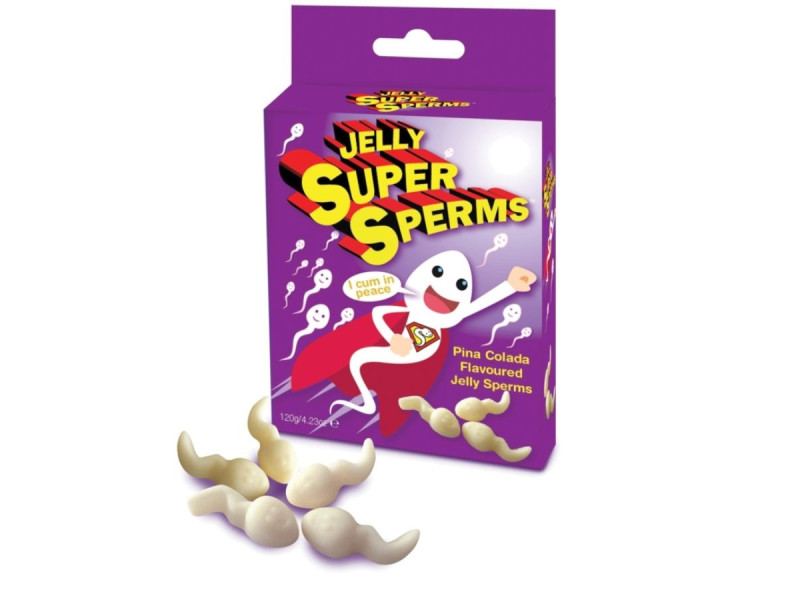 SPENCER & FLEETWOOD - JELLY SUPER SPERM GUMMIES FORM SPERM 120 GR