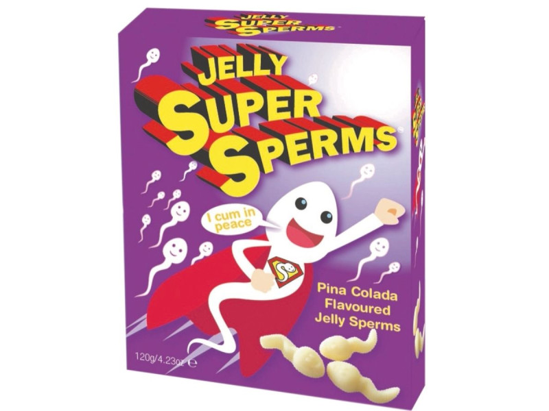 SPENCER & FLEETWOOD - JELLY SUPER SPERM GUMMIES FORM SPERM 120 GR