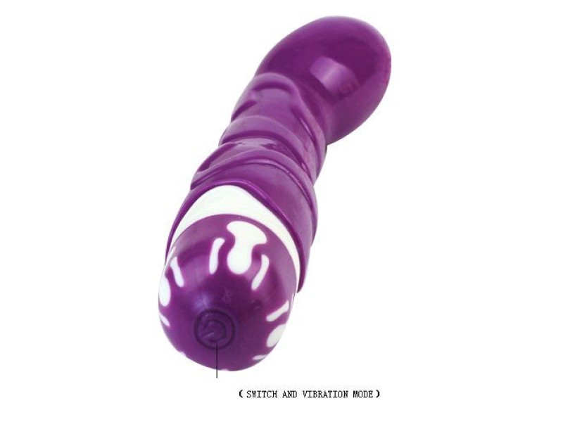 BAILE - REALISTIC COCK 10 RHYTHMS SENSATION VIOLET