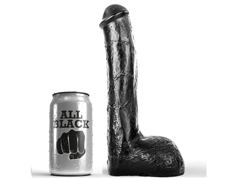 ALL BLACK - PENE REALISTIC ANAL 23 CM