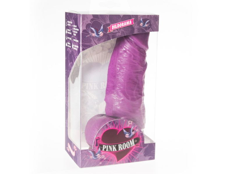 PINK ROOM - DAYAN REALISTIC DILDO PURPLE 17 CM